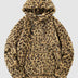 Men's Leopard Fleece Hooded Sweatshirt