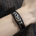 Men's Retro Punk Pentagram Leather Braided Bracelet