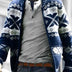 Men's Vintage Jacquard Lapel Knitted Sweater Jacket