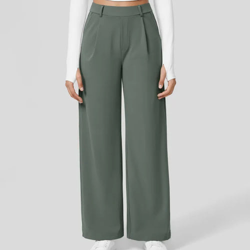 Vastara™ High Waist Pants with Side Pockets