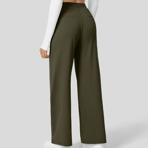 Vastara™ High Waist Pants with Side Pockets