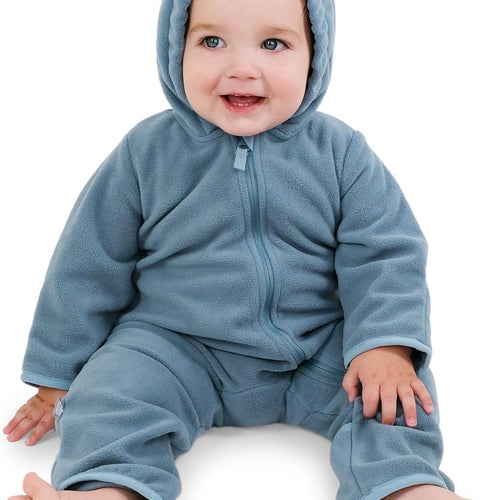 Pim & Lin Full Zip Up Fleece Suit for Babies and Toddlers