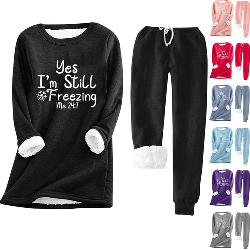 Whitney - "Yes I'm Still Freezing" Casual Fleece Sweater for Women (2 for 1 Deal)