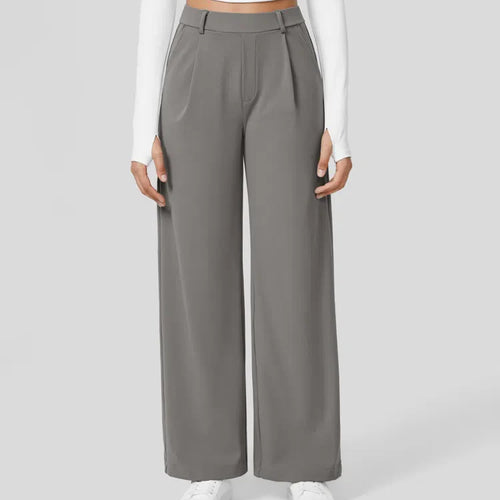 Vastara™ High Waist Pants with Side Pockets