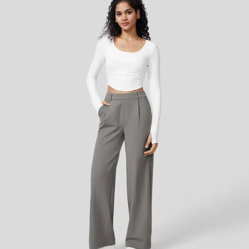 Vastara™ High Waist Pants with Side Pockets