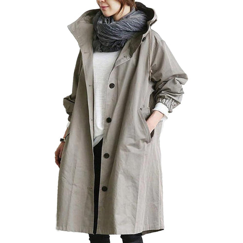 ADALEE - Long waterproof raincoat for women