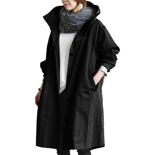 ADALEE - Long waterproof raincoat for women