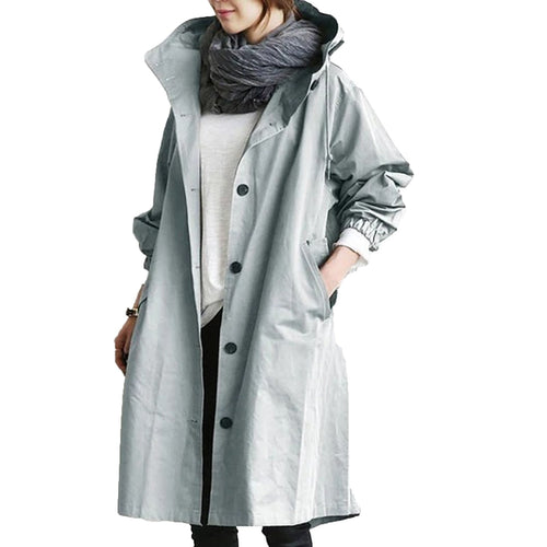 ADALEE - Long waterproof raincoat for women