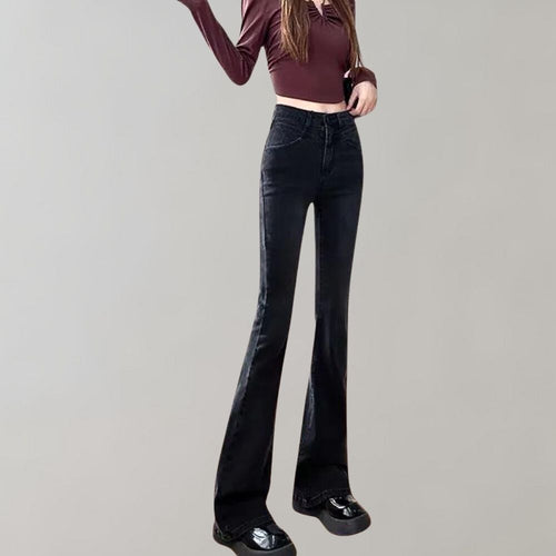 Black wide-leg pants for women