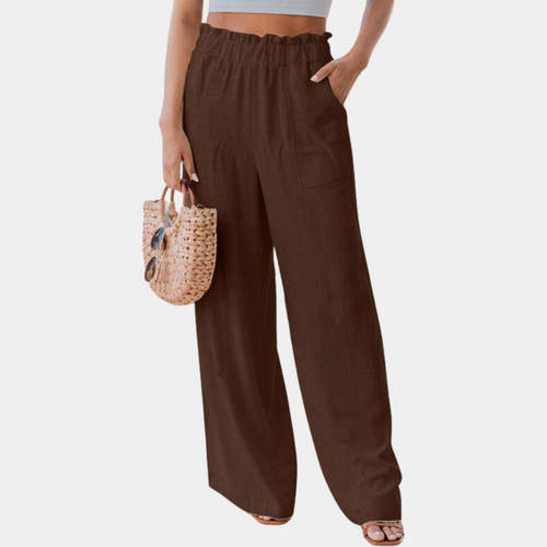 Classic wide-leg trousers for women