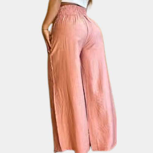 Elegant women's trousers with wide legs