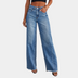 Women's casual high-waisted jeans