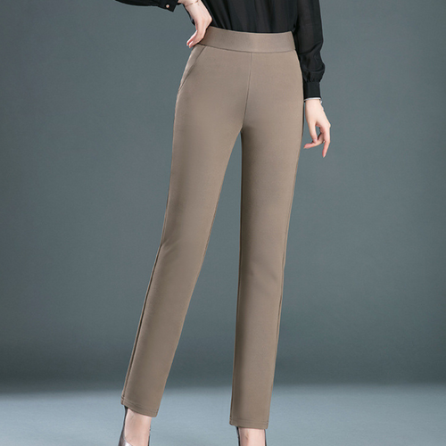 April - Stylish Straight Cut Women's Pants