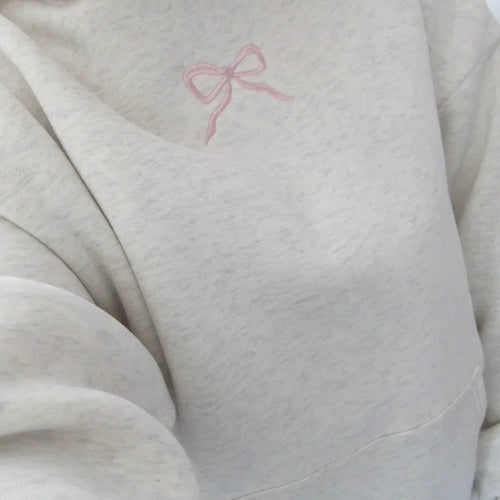 Rosy Ribbon Hoodie