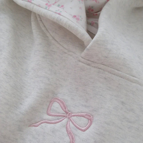 Rosy Ribbon Hoodie