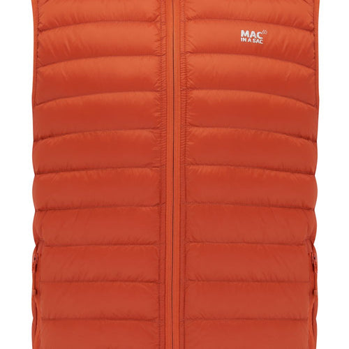 Alpine - Packable Men's Down Gilet - Burnt Orange