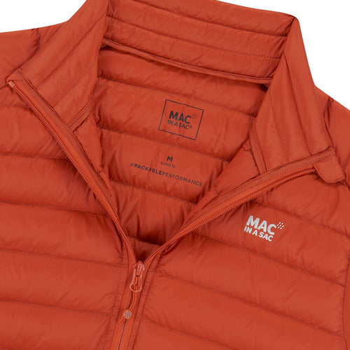 Alpine - Packable Men's Down Gilet - Burnt Orange