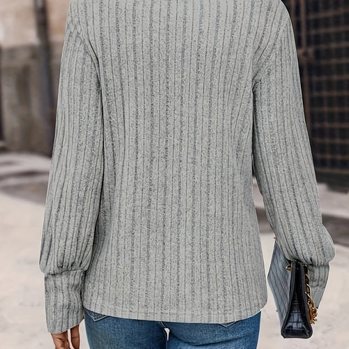 Turtleneck Long Sleeve Shirt