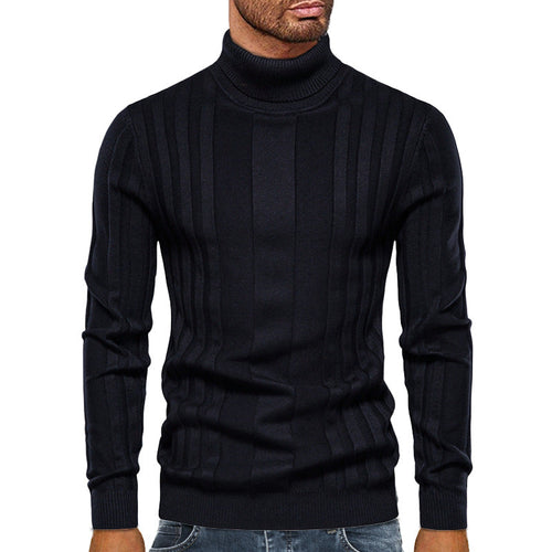 Leonidas™ | Striped Turtleneck Sweater