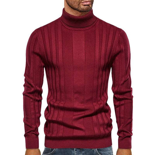 Leonidas™ | Striped Turtleneck Sweater