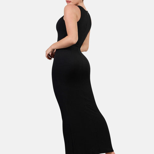 The Shapewear Dress Crew Neck Sleeveless Maxi