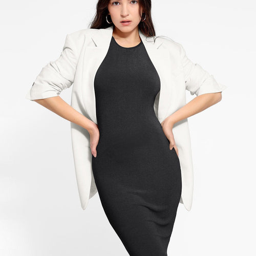 The Shapewear Dresses Crew Neck Sleeveless Midi