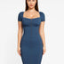 The Shapewear Dress Denim Midi