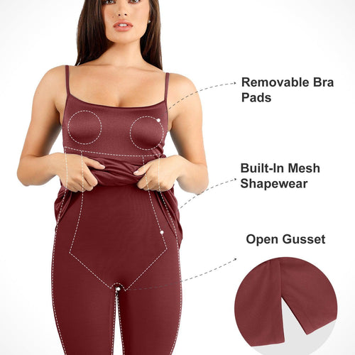 Built-In Shapewear Shine Dress Or Bodysuit