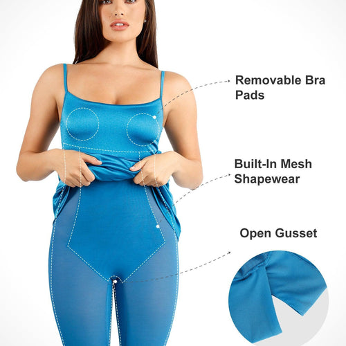 Built-In Shapewear Shine Dress Or Bodysuit