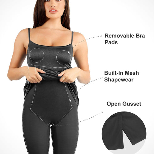 Built-In Shapewear Shine Dress Or Bodysuit