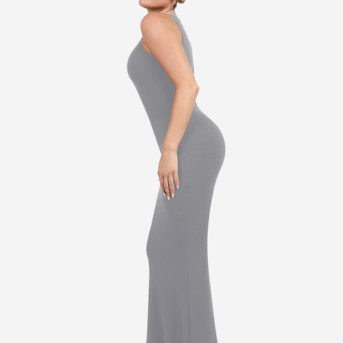 The Shapewear Dress Crew Neck Sleeveless Maxi