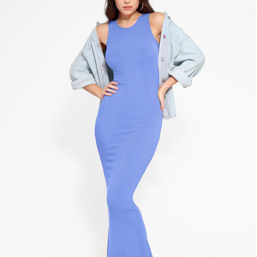 The Shapewear Dress Crew Neck Sleeveless Maxi