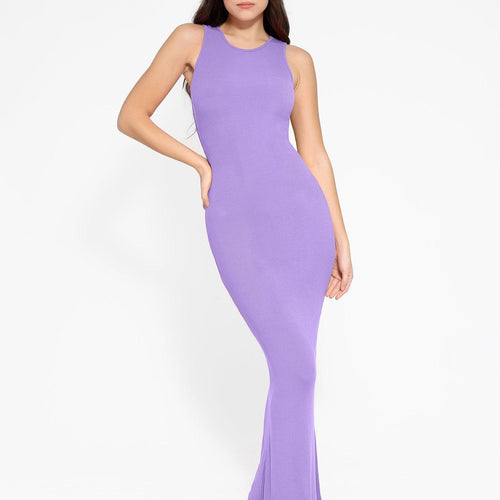 The Shapewear Dress Crew Neck Sleeveless Maxi