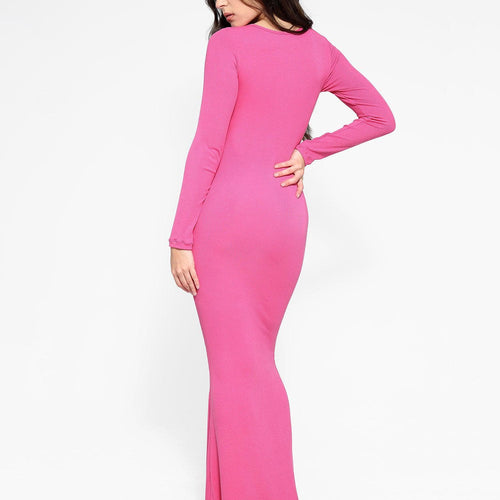 The Shapewear Dress Long Sleeve Maxi