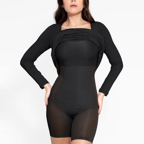 The Shapewear Dress Long Sleeve Maxi