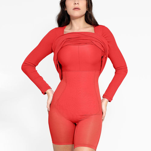 The Shapewear Dress Long Sleeve Maxi