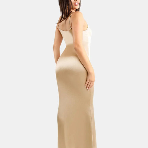 The Shapewear Dress Slip Shine Maxi