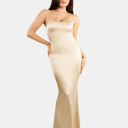 The Shapewear Dress Slip Shine Maxi