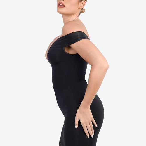 The Shapewear Dresses Crew Neck Sleeveless Midi