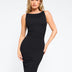 The Shapewear Dress Workwear Ruched Sleeveless Midi