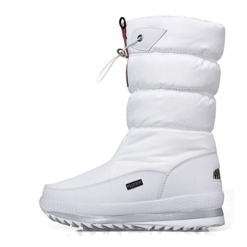 Ideal gift - High-quality, non-slip and waterproof snow boots made of faux fur for women