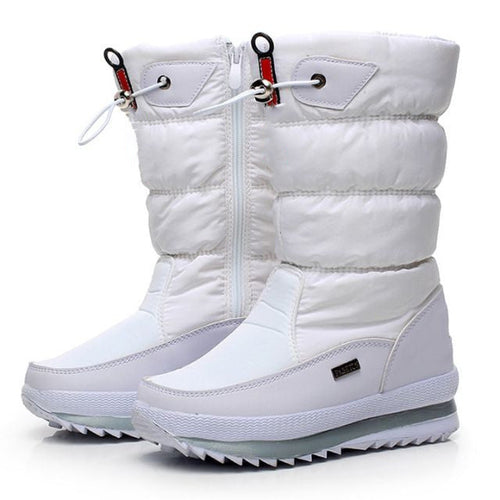 Ideal gift - High-quality, non-slip and waterproof snow boots made of faux fur for women